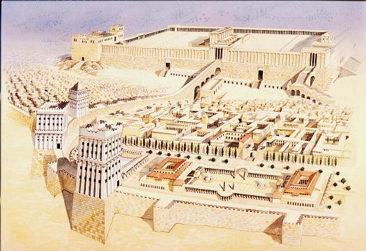 2-nd Hebrew Temple in ancient Jerusalem (Image 2)
