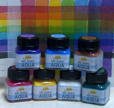 Production Art Acryl AQUA