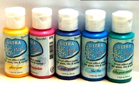 Production DecoArt UltraFrost paints