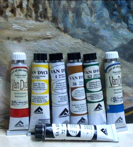 Production Van Dyck Oil Paints