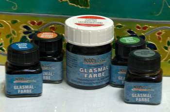 Production H-L Glasmal Farbe