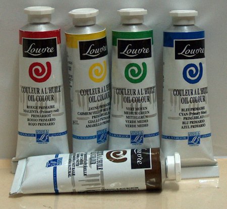 Production Louvre Oil Paints