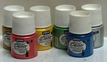 Production Pebeo Deco Pearl paints