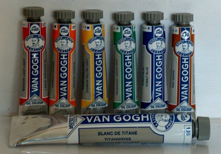talens van gogh oil paint