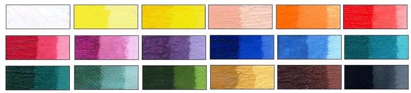 Sample of Color Charts